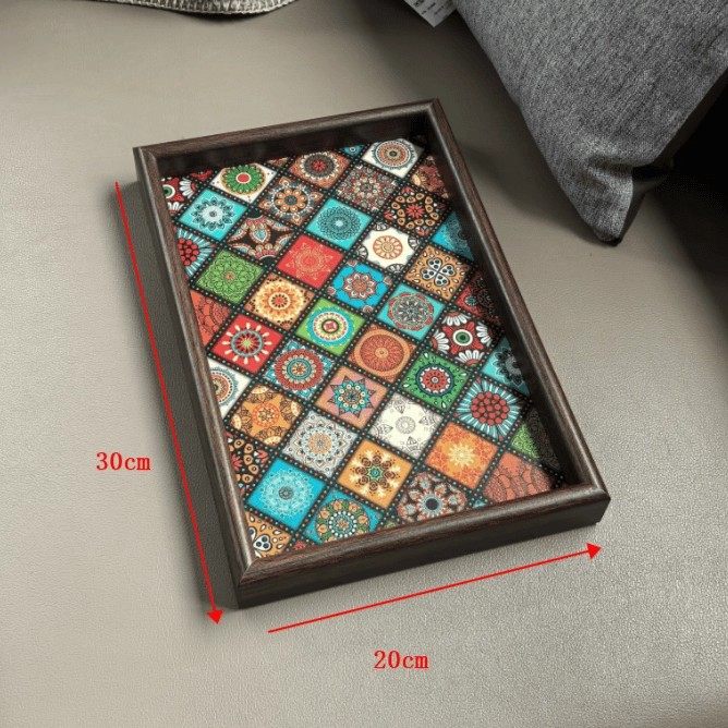 高档复古茶盘胡桃木首饰长方形轻奢木质收纳酒杯茶水文玩茶盘托盘,淘宝优惠券,粉丝福利购,淘宝优惠卷