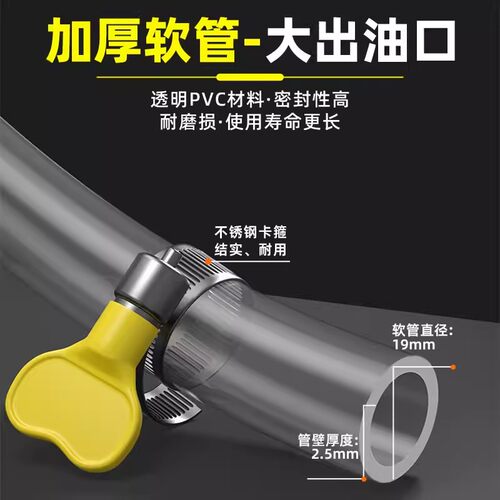 抽油器汽车手动油箱吸油管抽油管自吸汽油泵抽油神器吸油器家用 - 图1