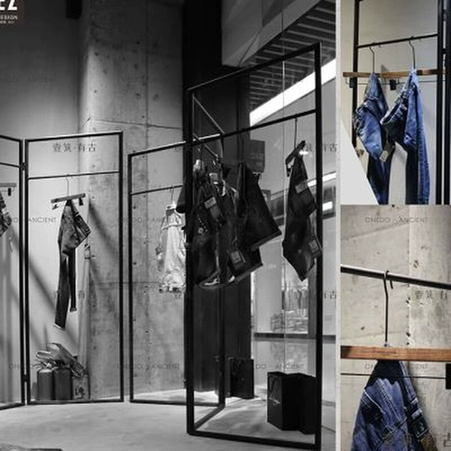 Магазин одежды дисплей стойка напол -тип подвесная стойка для стойки