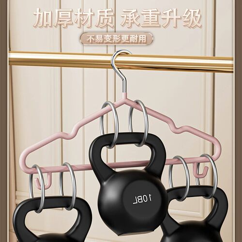 特粗衣架成人家用加粗加厚无痕衣服架防滑学生宿舍晾衣架撑子衣挂 - 图3