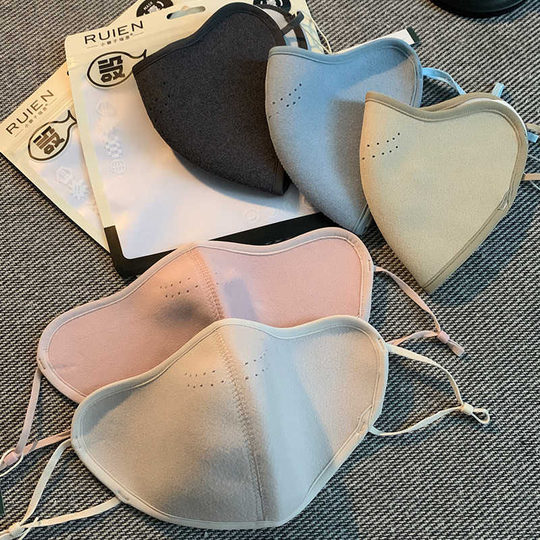 澳绒保暖口罩冬天防风防寒女高颜值2025新款防冻脸加绒加厚秋冬款