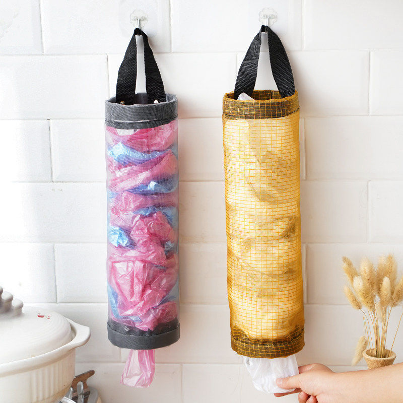 壁挂式垃圾袋收纳神器厨房塑料袋整理袋挂式购物袋储物袋收纳挂袋,淘宝优惠券,粉丝福利购,淘宝优惠卷