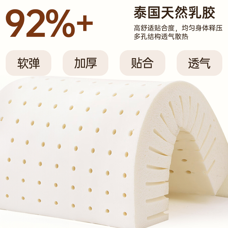 MeitingHome乳胶床围栏婴儿床边防摔防护栏床上挡板防掉软包床围 - 图1