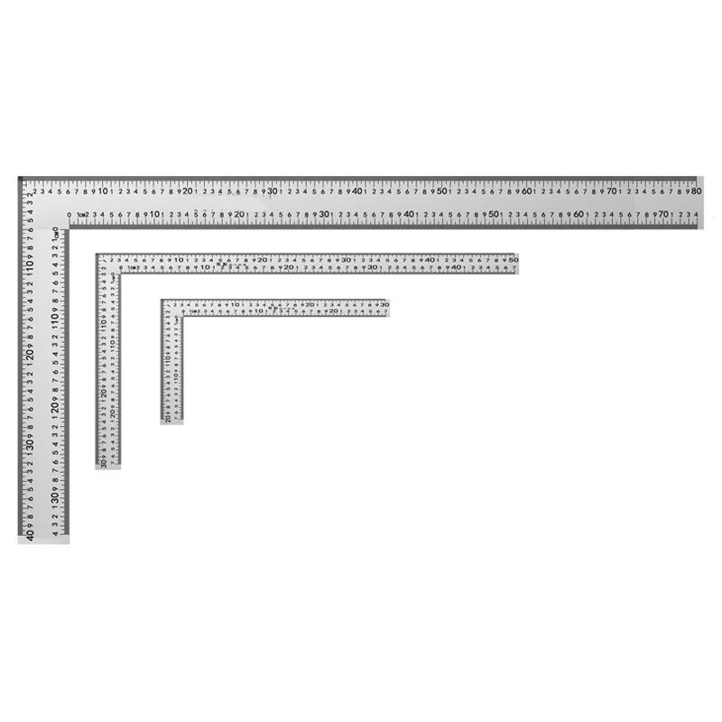 直角尺加厚不锈钢1米5高精度双面刻度铁拐尺平口角度弯尺迷你90度