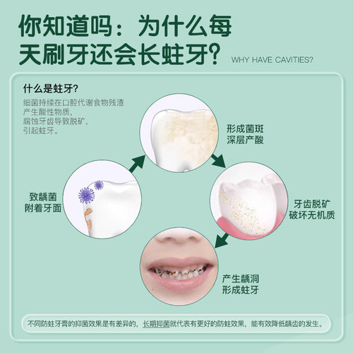 晚芽日记儿童牙膏3一12儿无氟护齿固齿宝宝防蛀牙膏 - 图0