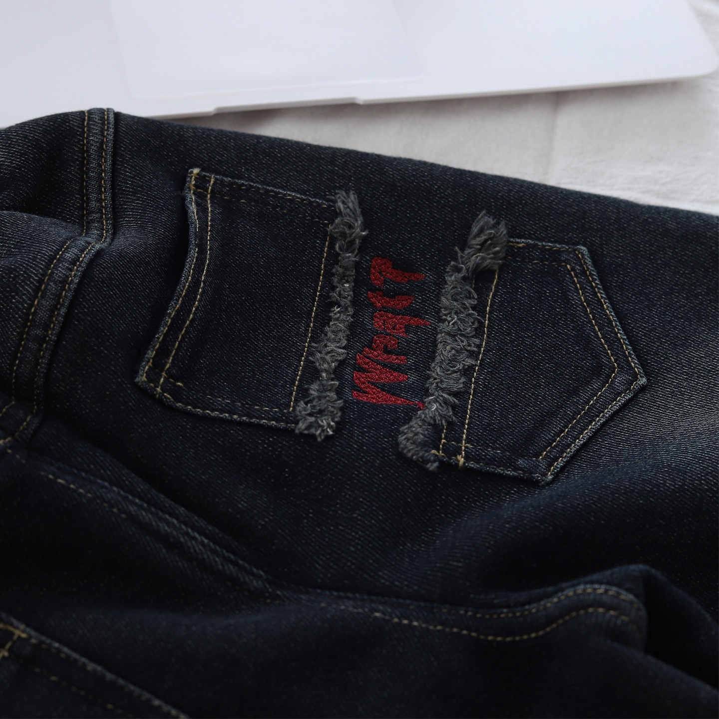 儿童加绒牛仔裤男女宝宝秋冬款一体绒破洞宽松长裤加厚羊羔绒外穿,淘宝优惠券,粉丝福利购,淘宝优惠卷