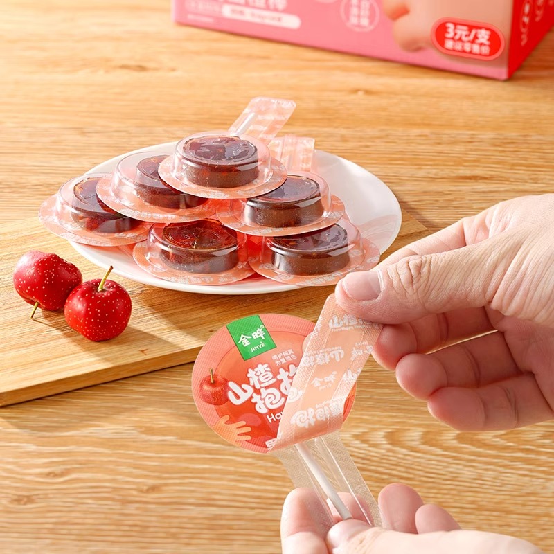 金晔山楂抱抱果肉山楂棒添加益生元山楂软棒儿童零食0添加白砂糖