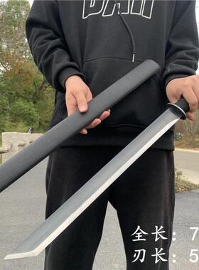 户外车载唐横刀防身一体锰钢绣春刀武器真开山武术刀合法未开刃剑