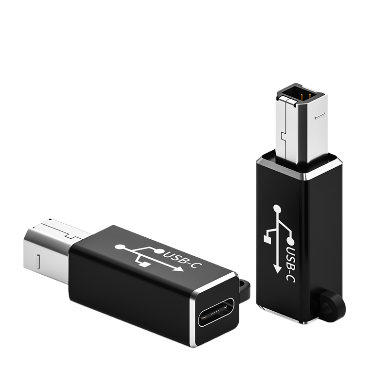 适用苹果惠普戴尔华硕笔记本TYPE-C数据线转USB-B接口连打印机iPadPro平板电脑电子乐器电钢琴MIDI键盘转接头 - 图0