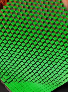 3d打印我的世界草地方块