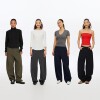 Oneup sun protection sports pants casual pants quick-drying pants women's autumn white trousers wide leg banana pants scimitar pants