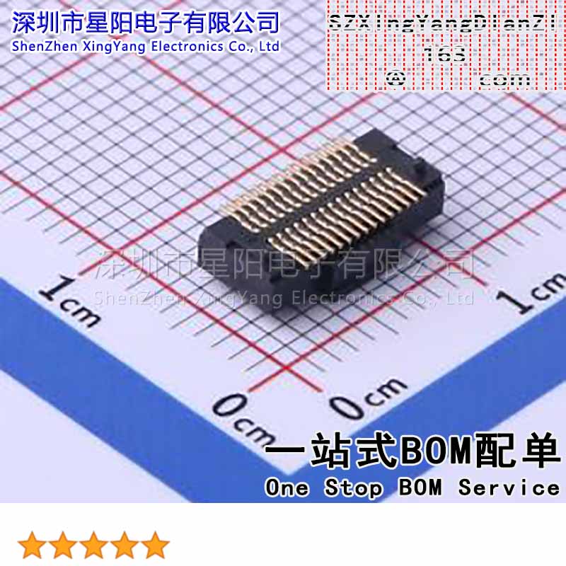 FBB05002-F30S1033K6MH22 PIN 30间距0.5mm母立贴PIN总数30间距0-图1