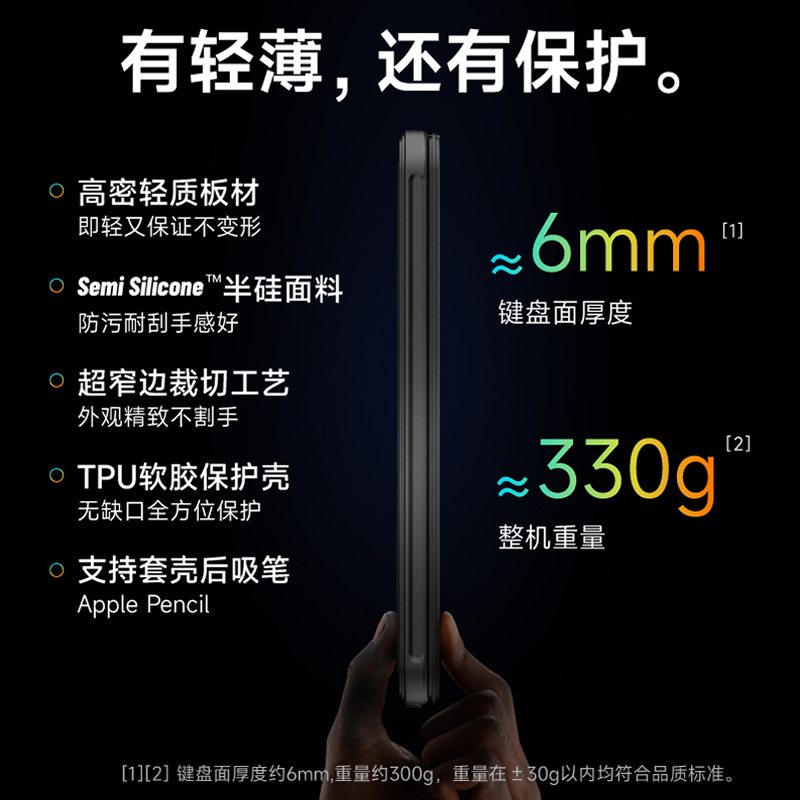 适用于ipad苹果mini6/7平板键盘保护套可拆分F25电脑二合一带电脑保护壳苹果妙控壳迷你超薄背光游戏横竖支撑