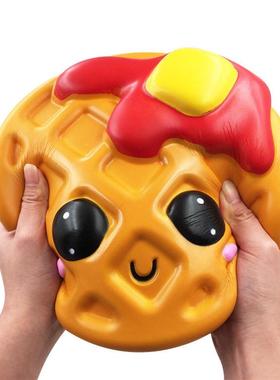 厂家直销慢回弹超大号华夫饼干新款squishy蛋糕