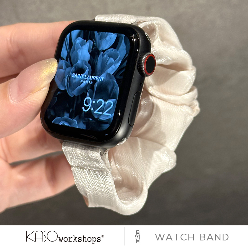 KASO适用苹果iwatch手表表带新款applewatchs8表带s4567代se手表带女款夏天透气大肠发圈夏季创意高级感可爱-图0