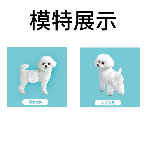 大型犬纸尿裤大母狗生理裤小公狗尿不湿老年犬宠物专用姨妈巾尿布 - 图3