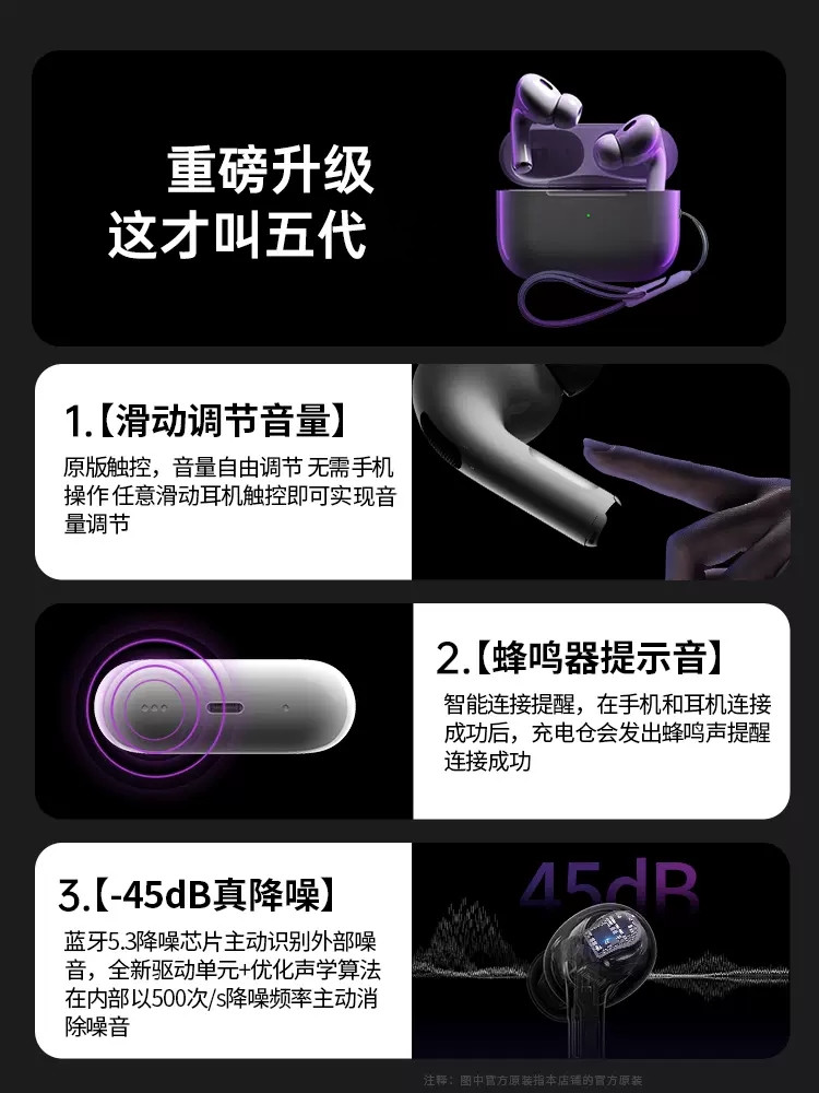 【全功能】华强北顶配四代三代二代无线蓝牙耳机适用安卓苹果D14_喜多康影音旗舰店_影音电器-第3张图片-提都小院