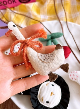 儿童项链女童秋冬百搭女孩挂件装饰卡通可爱布艺配饰高颜值毛衣链