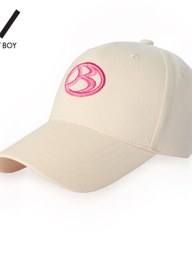 BOY BY BOY潮牌女装夏季帽子立体字母潮流时尚休闲棒球帽鸭舌帽