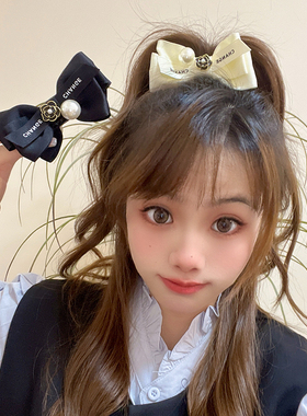 蝴蝶结抓夹女后脑马尾丸子头发夹