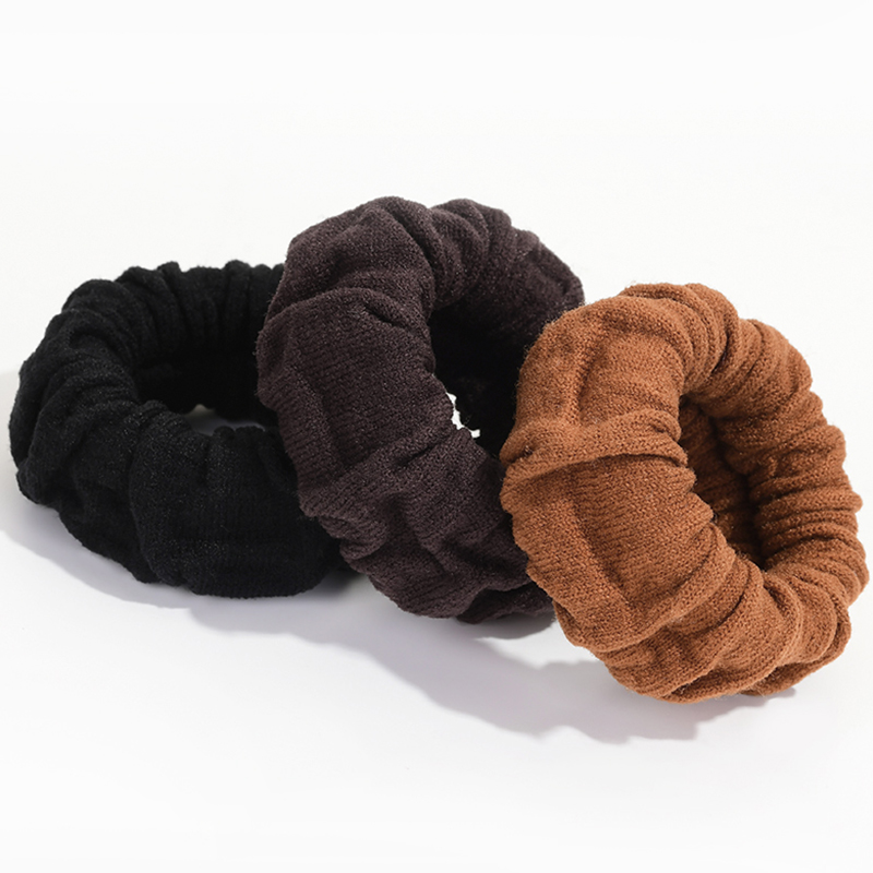 盘发发圈2025年新款扎头发皮筋头绳女丸子头发饰高弹发绳头饰神器 - 图0