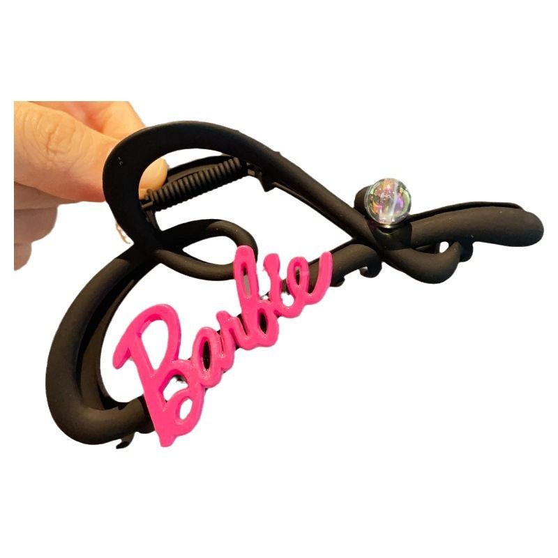 甜酷芭比风ins小众爱心抓夹女2024新款后脑勺盘发鲨鱼夹发夹发卡,淘宝优惠券,粉丝福利购,淘宝优惠卷