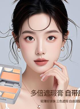 卡琪丽柔润光感修颜遮瑕膏全脸