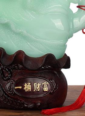 蓝冰玉玉白菜摆件家居装饰摆设客厅店铺开业礼品厂家直供