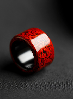 濮暹大漆射箭扳指橙金非遗礼品