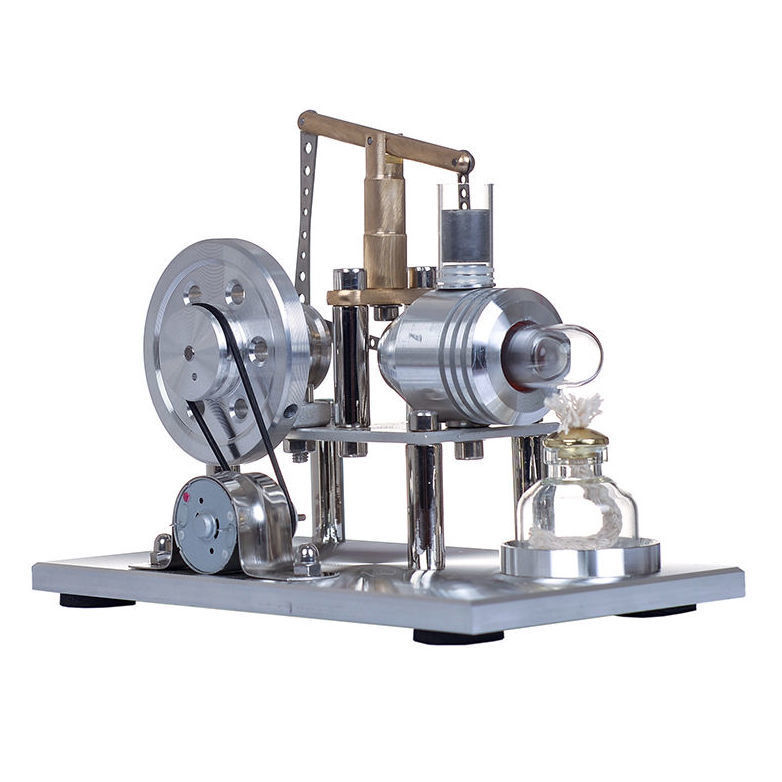 斯特林发动机模型蒸汽物理科普技科学小制作小发明发电实验玩具 - 图0