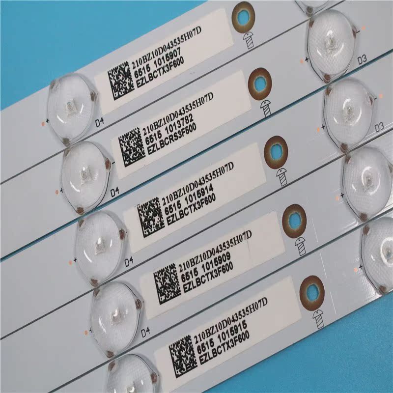 New Kit 5 PCS 10LED(3V) 842.5mm LED backlight strip for 43PF-图1