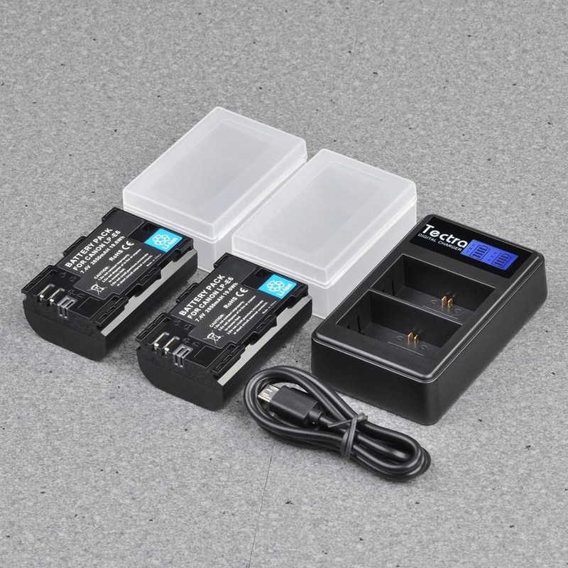 2650mAh 4PCS LP E6 lp e6n battery for Canon EOS 5D Mark IV - 图0