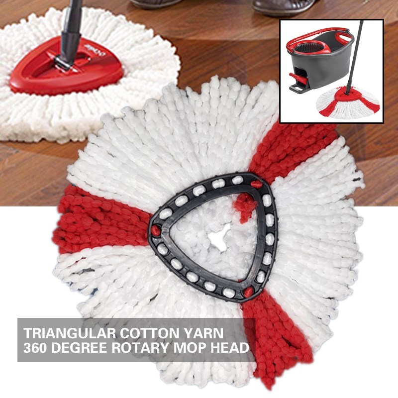 1pcs Replacement Microfibre Spin Mop Clean Refill Head 适用 - 图0