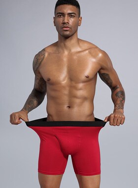 Underwear Men Boxers Long Men's Clothing Men Shorts Cott
