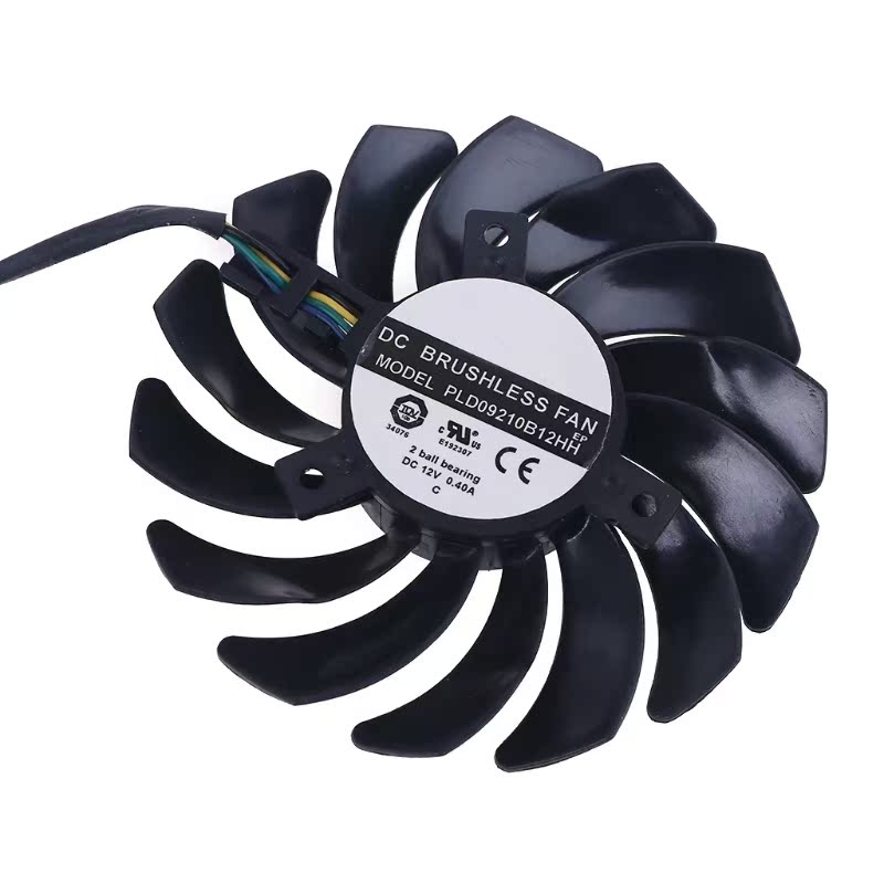 1 Pair 87mm PLD09210B12HH 4 Pin Graphics Video Card Cooling - 图3