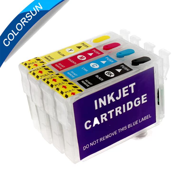 Colorsun T1271-T1274 Refillable ink cartridge for EPSON 60 5 - 图1