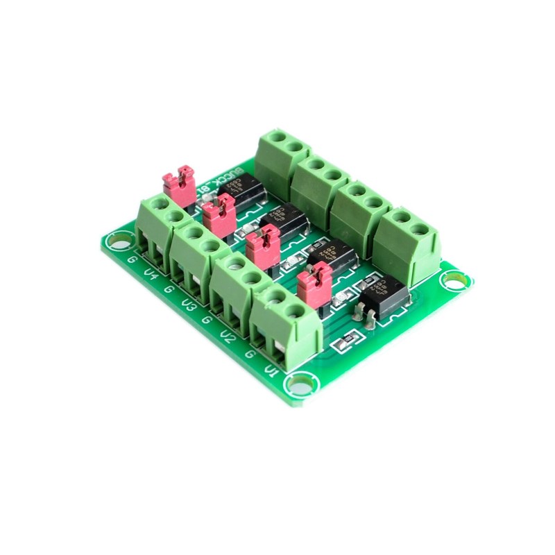 10PCS/LOT PC817 4 Channel Optocoupler Isolation Board Voltag - 图1