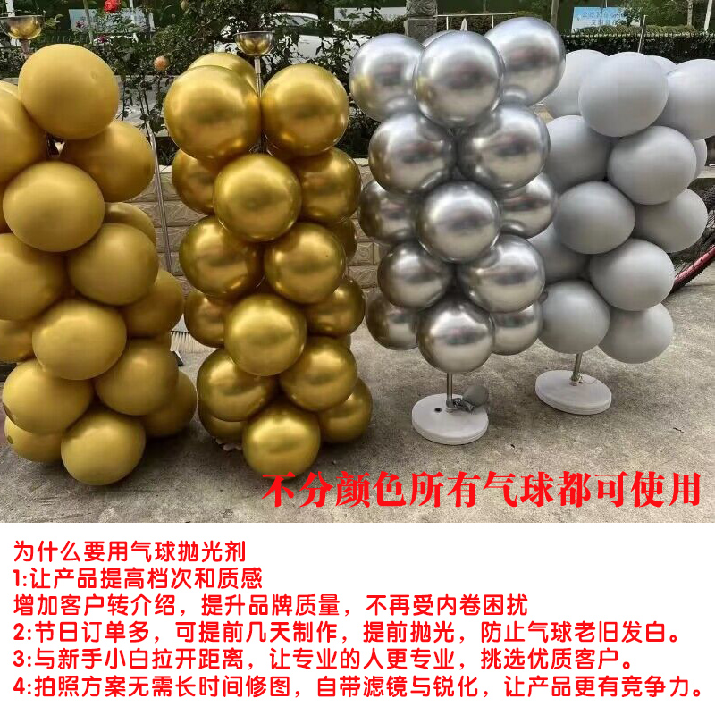 气球抛光剂 气球增亮液 生日派对婚礼店铺商场门面开业搞活动用品 - 图1