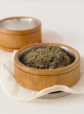 滴水观音艾灸隔灸宝隔姜灸工具大号带盖竹制督脉灸艾灸盒家用艾绒
