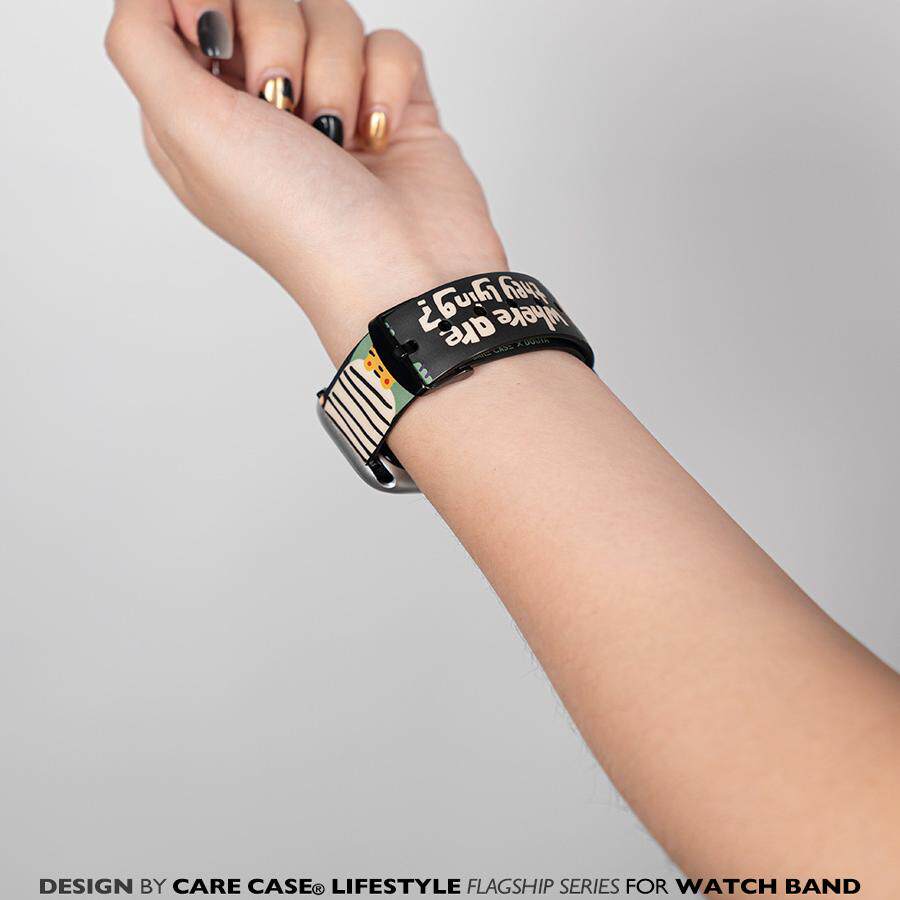 CARECASE 可爱动物系列适用苹果手表iwatch8表带apple watch7/se/1/2/3/4/5/6可爱童趣 通用41/45mm 原创设计