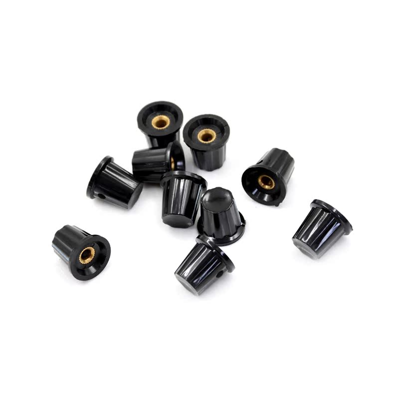 10pcs 4MM K17-02 potentiometer knob Bakelite cap cap bore Sw - 图0