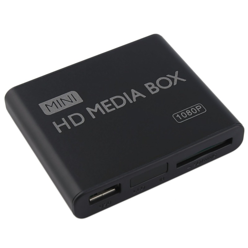 Mini 1080p HD Media Player Box MPEG/MKV/H.264 HDMI AV USB + - 图1