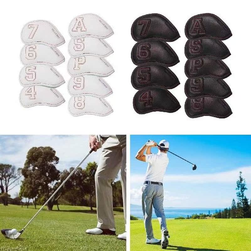 Golf Iron Head Covers Protective Club Set Waterproof Tape - 图3