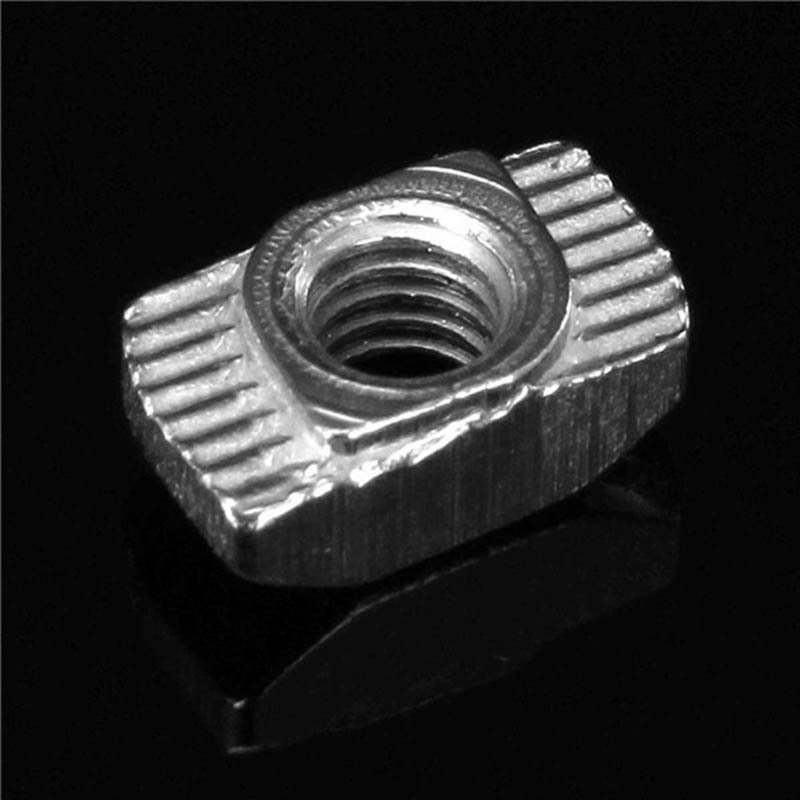 100 pcs M5 Hammer Nut Carbon Steel Connector T Fastener Slid - 图2