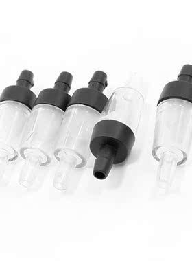 5-Piece One Way Aquarium Fish Tank Air Check Valves, Clear/B