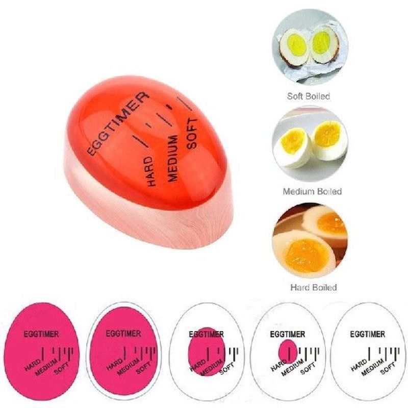 1Pcs Egg Timer for Boiling Eggs Color Soft Hard Boiled-图1