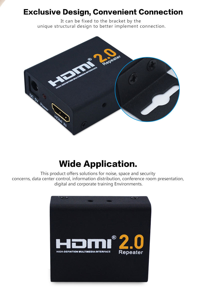 1080P@60HZ HDCP 2.2 EDID Bandwidth Up 60M HDMI Extender HDMI-图2