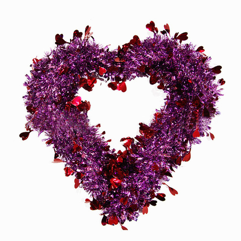 Valentines Day Love Wreath Home Decor Door Hanging_虎窝淘