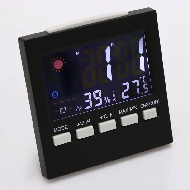 LCD Weather Station Tester Alarm Clock Calendar Weather Fore - 图3
