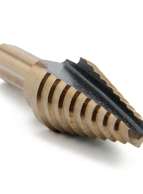 5 Pcs Large Titanium HSS Step Cone Drill Hole Cutter Bit Set